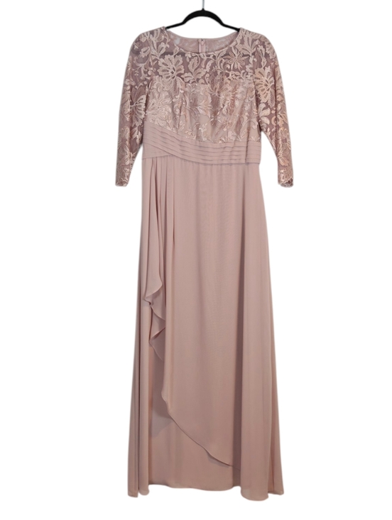 Alex Evenings Dresses & Skirts - ALEX EVENINGS Womens Long Lace Top Dress with Empire Waist In Rose Size 6
